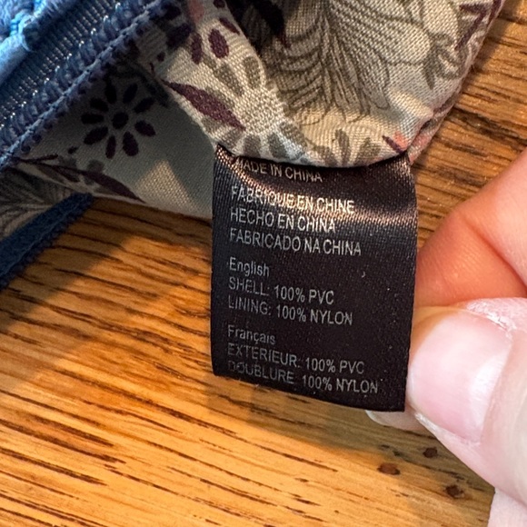 Blue Tote With Matching Pouch - Picture 9 of 11